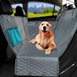 Dog Car Seat Cover, Waterproof Pet Travel Dog Carrier Hammock, Car Rear Back Seat